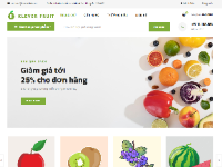Source website bán hoa quả, giao diện đẹp, thanh toán VNPay, có hỗ trợ cài đặt - Laravel 10x